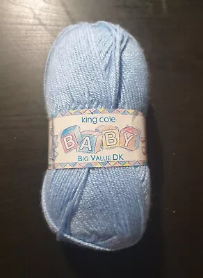 £1.90 • Buy CLEARANCE King Cole Big Value Baby DK Double Knit Yarn 100g Balls - 232 Powder