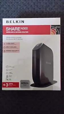 BELKIN SHARE N300 Wireless Modem-Router • $52