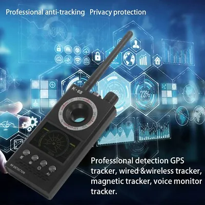 Anti-Spy Scanner Detector Hidden Camera GSM Audio Bug GPS Finder Tracker RF GPS/ • $45.99