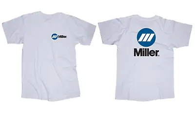 Miller Welding Logo White T-shirt  • $20