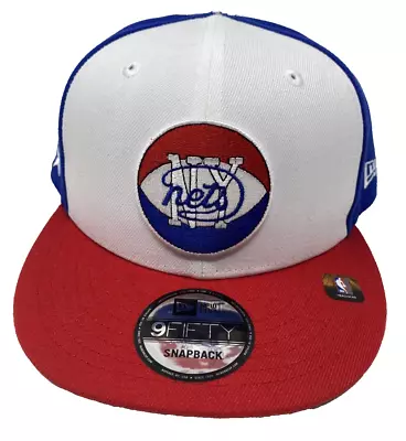 NWT New York Nets New Era 9Fifty Snapback NBA Classic Hat/Cap  *Missing Button • $9.99