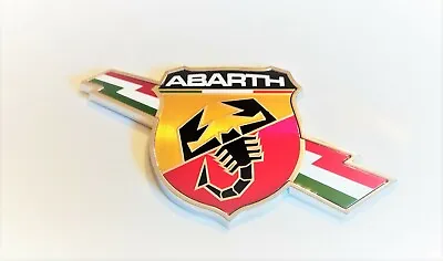 NEW GENUINE Abarth Fiat 124 Spider  LH Front Wing Fender Badge Emblem 6000621188 • $119.05