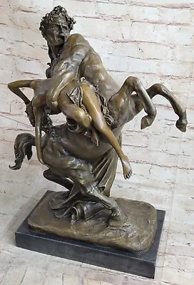 Finest European Finery Bronze Metal Statue Pan Centaur Man Beast • £964.17