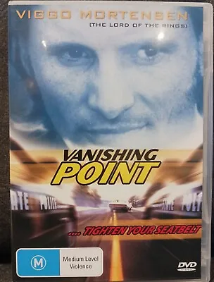 VANISHING POINT DVD Viggo Mortensen REMAKE 1997 GENUINE REGION 4 AS NEW CARS OOP • $25.71