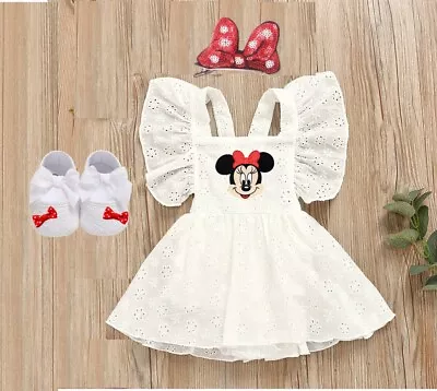 Minnie Mouse Dress Smash Cake Outfit First Birthday Clothes Disney • $24