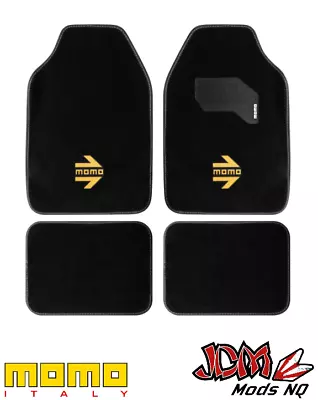 GENUINE MOMO - Arrow Black/Yellow Floor Mats (Set Of 4) • $68.50