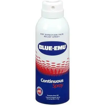 $17.89 • Buy Blue-Emu Pain Relief Spray For Muscle, Joint & Bruises Fast Drying Support 4oz..