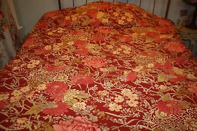 Pottery Barn Chrysanthemum Peony  Duvet Cover Full/Queen 2 Sham Mums 3p Rare • $60