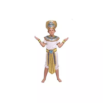 Kids Egyptian Pharaoh Fancy Dress Book Day Dressing Up Costume King Queen Tv • £14.99