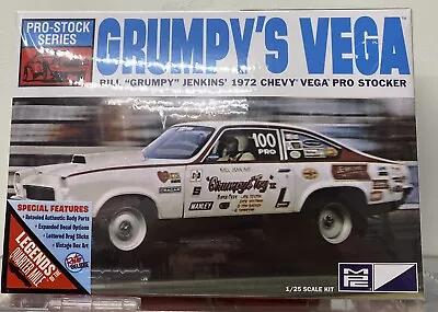 MPC Bill Grumpy Jenkins' 1972 Chevy Vega Pro Stocker 1:25 Model Kit (MPC877) • $20