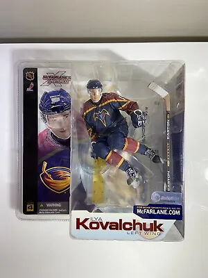 Ilya Kovalchuk In Blue Atlanta Thrashers NHL McFarlane Series 4 Figure 2002 • $65.23