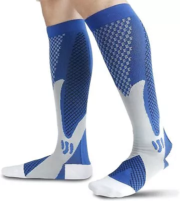 Unisex Medical Compression Socks Varicose Veins Calf Leg Support Stocking Sports • £4.99