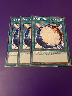 Yu-Gi-Oh! Miracle Fusion - LED6-FR020 - Common - 1st Ed Near Mint French X3 • $5