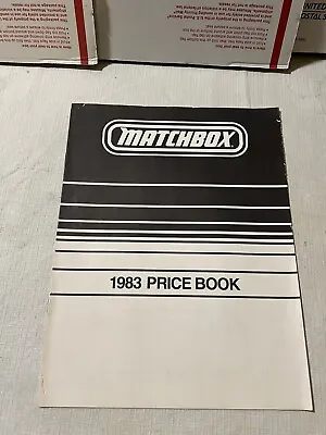Vintage 1983 Matchbox Price Book Cars Toys Original Dealer Advertising Manual • $29.99