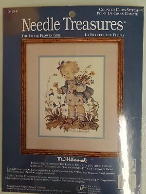 £17.50 • Buy New Needle Treasures Counted Cross Stitch Kit. M I Hummel The Little Flower Girl