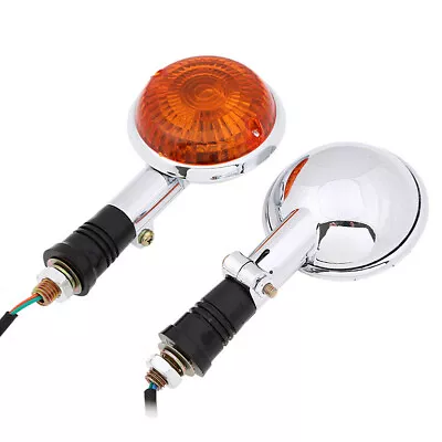 Chrome Turn Indicator Signal Light Blinker For Yamaha Virago 750/920/700/535/250 • $15.18