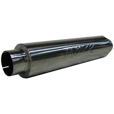 MBRP Muffler 4 Inch Inlet Outlet 24 Inch Body 30 Inch Overall T409 M91031 • $189.99