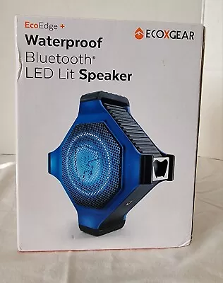 Ecoxgear EcoEdge Plus GDI-EXEGPL402 Waterproof Portable Bluetooth Speaker - Blue • $45