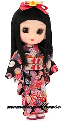 Petworks Sekiguchi Middie Blythe Nikki Size 20cm ODECO CHAN  GIRL  Doll KIMONO • $138.60