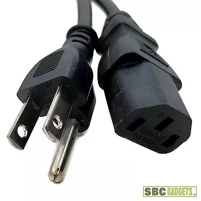 Lenovo LCD TV Monitor Computer Printer AC Replacement 3 Prong Power Cord Cable • $5.99