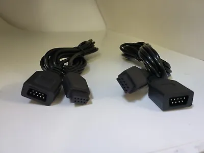 TWO 9 PIN 8FT Extra Long Extension Cables For C64 Commodore 64 Adam Joystick • $31.58