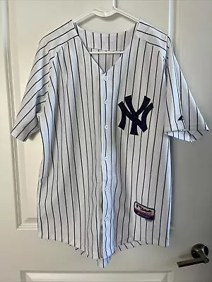 #33 New York Yankees Majestic MLB Baseball Jersey (50 Size -XL) • $34.99