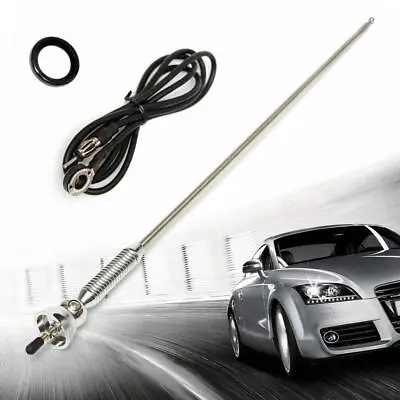 Universal Car Roof Fender Booster Antenna FM AM Radio Extended Aerial D4 • £11.29