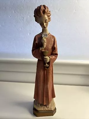 Vintage 14 1/2” Tall Our Lady Of Fatima  Communion Statue Made In Portugal • $77.87