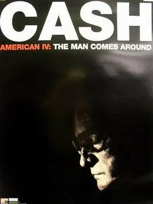 JOHNNY CASH 2002 Man Comes Around Promo Poster New Old Stock Flawless Condition • $22.32