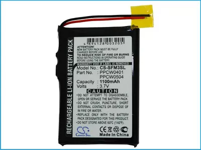 ??PPCW0401  Battery For Cowon IAUDIO M3  X5   I-Audio X5 20GB  X5 30GB  X5L 20GB • $17.50