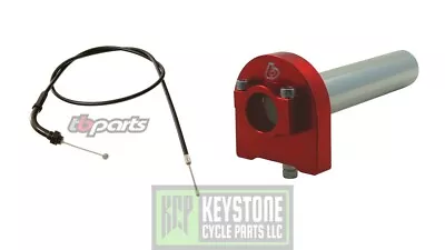 HONDA CRF50 XR50 Z50 XR70 CRF70 Billet Throttle & Cable For Big Carbs Big Bore  • $56.95