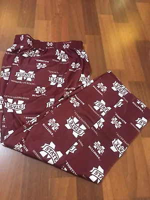 NWT Boys Mississippi State Bulldogs Team Logo Lounge Pants -Size Small (8) • $17.49