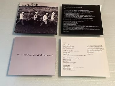 U2 Medium Rare & Remastered 2 CD Set With POSTER FAN CLUB ONLY RELEASE RARE OOP • $49.99