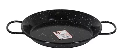 26cm / 2 Portions - La Estrella Spanish Paella Pan Black Enameled Steel SPAIN • £11.99