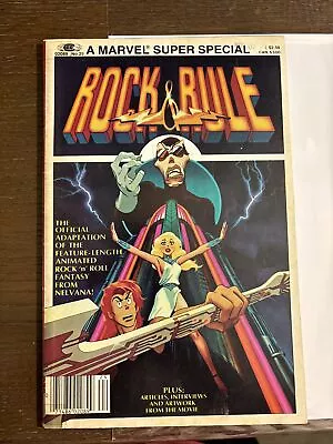 Rock & Rule No. 25 Comic Book 1983 A Marvel Super Special • $3