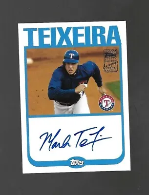 2012Topps Autograph Issue Mark Teixeira Auto • $10