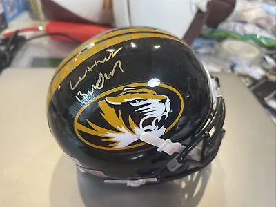 Luther Burden Iii Signed Mizzou Tigers Mini Helmet Missouri Autograph Beckett • $199.99