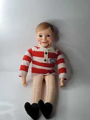 Willie Talk Ventriloquist Doll Vintage Horsman Toy 23  Dressed Boy WORKS • $99.99