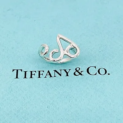 Tiffany & Co RARE Silver Paloma Picasso Zodiac Ring- Aries- UK Size L 1/2 • £132