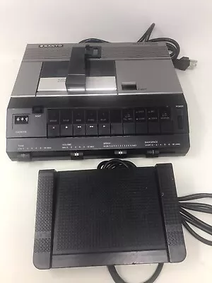 Sanyo TRC-9100 Memo Scriber Transcriber Recorder  For Parts/Repair W/ Pedal Read • $23.99