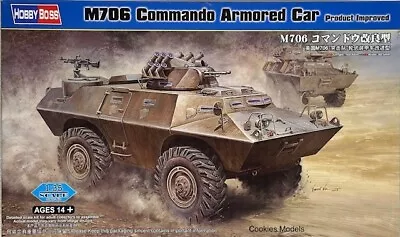 Hobbyboss M706 Commando Armored Car Product Improved 1/35 Scale Model Kit 82419 • £19.99