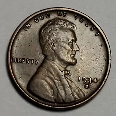 Nicer Low Mintage Business Uncirculated++ 1934 D Lincoln Wheat Cent • $1