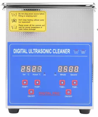 2L Ultrasonic Cleaner Ultra Sonic Bath Cleaning Timer Heat Digital Stainless • $169.99