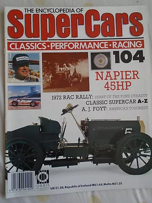 Encyclopedia Of Super Cars 104 Napier 45hp • £6