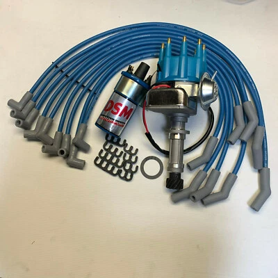 $284.95 • Buy HOLDEN V8 253-304-308 Distributor Ready 2 Run 50,000volt With 12V Coil Set Leads