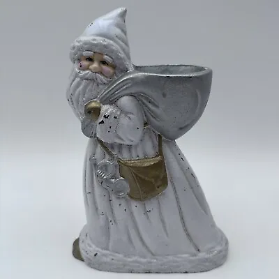 Vintage Midwest Of Cannon Falls Cast Iron Metal Santa Father Christmas Door Stop • $46.95