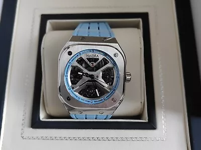 £200 • Buy HAOFA Light Blue 1961  SUPER LUMINOUS AUTOMATIC TOURBILLION WATCH R.R.P £570