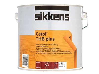 £81.88 • Buy Sikkens Cetol THB Plus Translucent Woodstain Mahogany 2.5 Litre SIKCTHBPM25