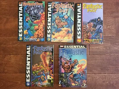 ESSENTIAL FANTASTIC FOUR Lot Of 5 Vol. #2 #3 #4 #5 #7 Marvel 2001-2008 • $45