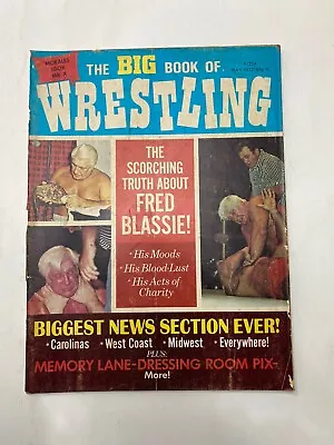 Vintage The Big Book Of Wrestling May 1972 Fred Blassie COMB SHIP $1 PER MULT • $12.99